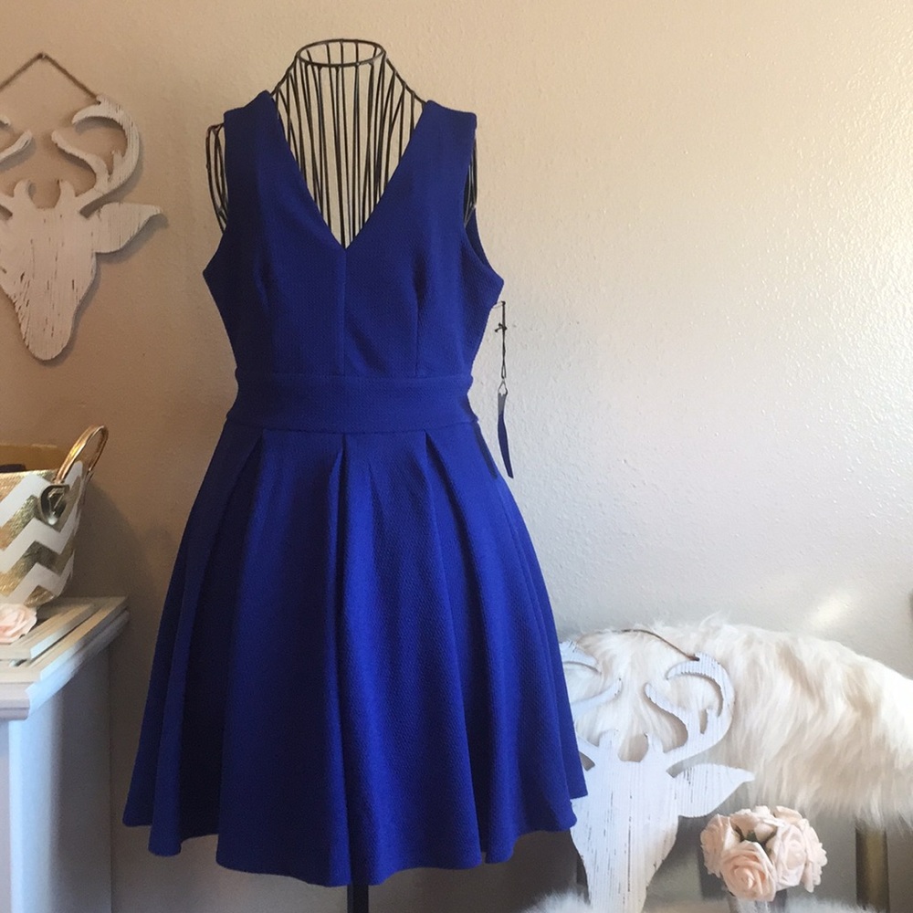 Blue dress